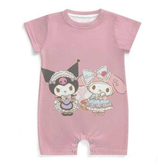Kuromi & My Melody Unisex Baby Boy Girl Jumpsuit Romper Bodysuit Playsuit One Piece Outfit Clothes 6-9M