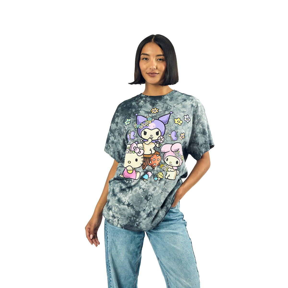 Miumiu 2026 Hello Kitty Embroidered Short-sleeved T-shirt Cotton 346491