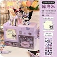 thumbnail image 1 of Kuromi My melody Sanrio animation peripheral convenient desktop storage pen holder large capacity desktop stationery storage box, 1 of 22