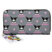 FAST FORWARD Kuromi PU Deluxe Women's Wallet, Multicolor