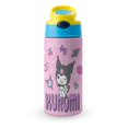thumbnail image 1 of Kuromi Portable Water Bottle Insulated Stainless Steel Water Cup With Straw for Travel School Outdoor, 1 of 8