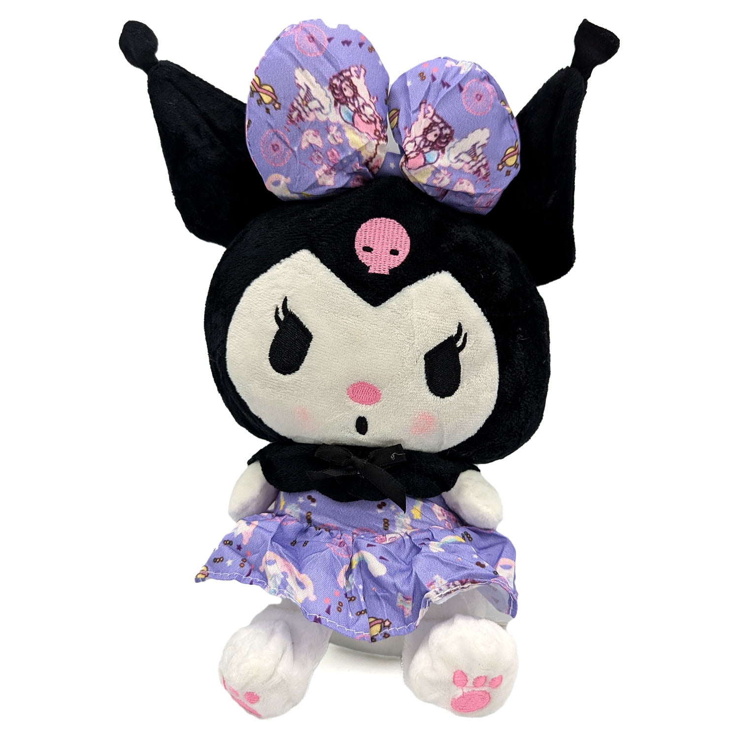 kuromi plush purple dress Plush Kuromi Sanrio Colorful Dress Design
