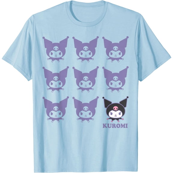 Kuromi Real One DTG Print Unisex T-Shirt,Light Blue Color,Size 3XL