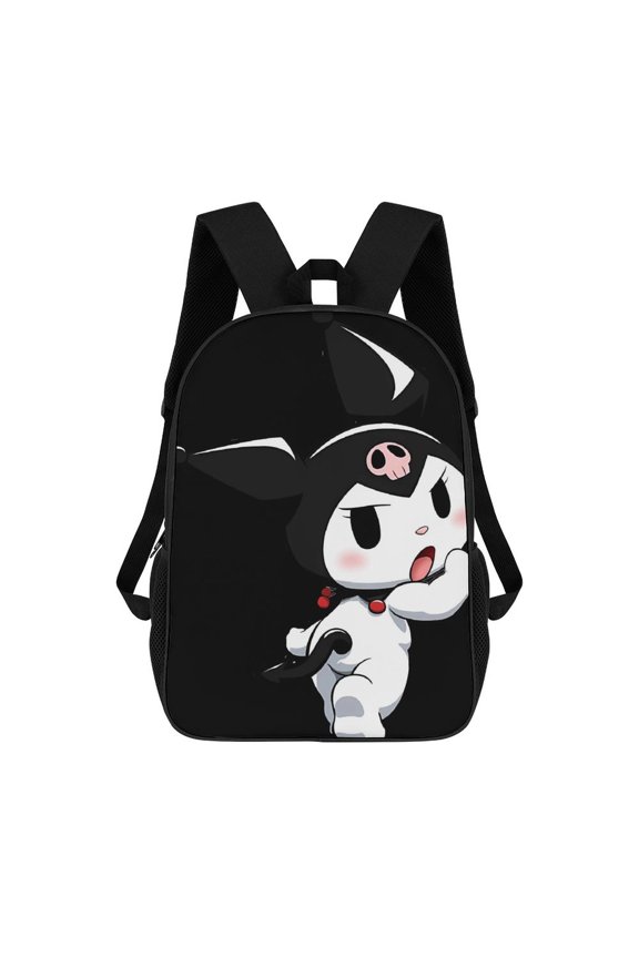 Kuromi Backpack Middle Bookbag Laptop Lightweight Durable Bookbag Travel Back Pack for Women Men Teens 17 Inches