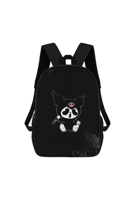 Kuromi Backpack Middle Bookbag Laptop Lightweight Durable Bookbag Travel Back Pack for Women Men Teens 17 Inches