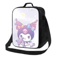 thumbnail image 1 of Kuromi Scream Lunch Bag, Insulated Lunch Box, Reusable With Side Pockets For Work, School, Picnic, Hiking, Traveling, 1 of 8