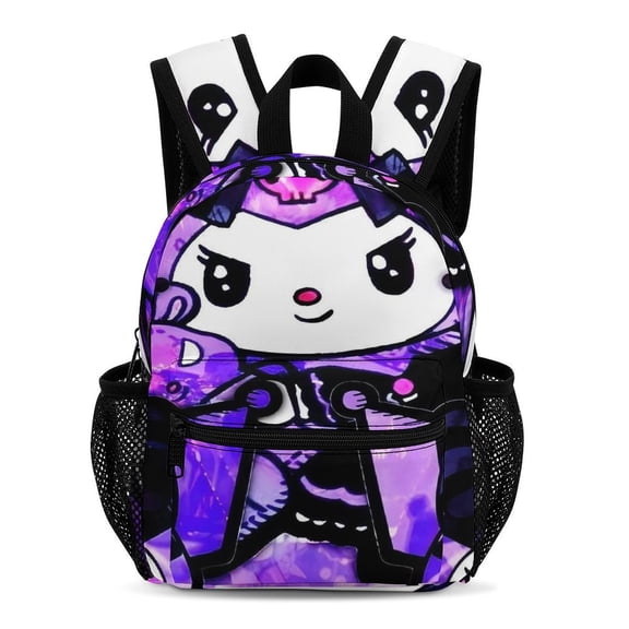 Kuromi Simple And Modern 13-Inch Backpack Travel Bag 33.5x25x13.5cm