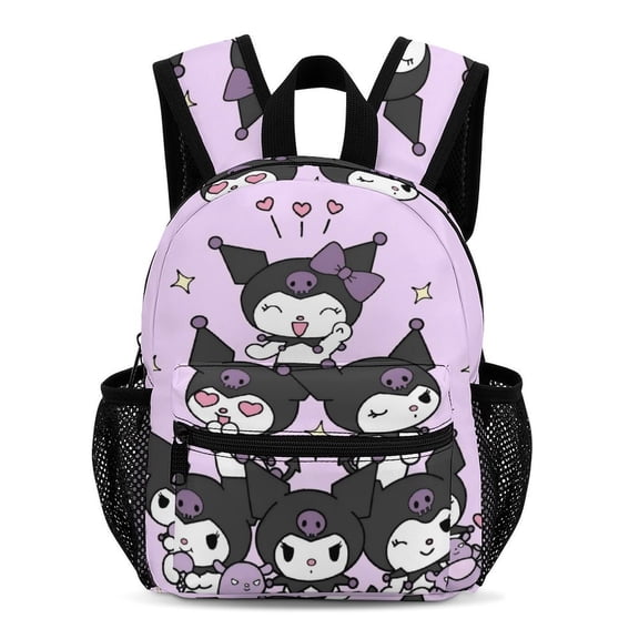 Kuromi Simple And Modern 13-Inch Backpack Travel Bag 33.5x25x13.5cm