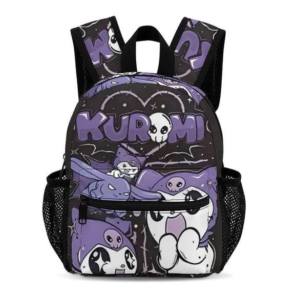 Kuromi Simple And Modern 13-Inch Backpack Travel Bag 33.5x25x13.5cm