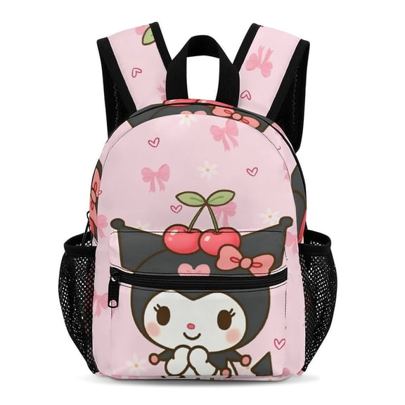 Kuromi Simple And Modern 13-Inch Backpack Travel Bag 33.5x25x13.5cm