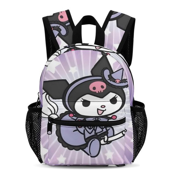 Kuromi Simple And Modern 13-Inch Backpack Travel Bag 33.5x25x13.5cm
