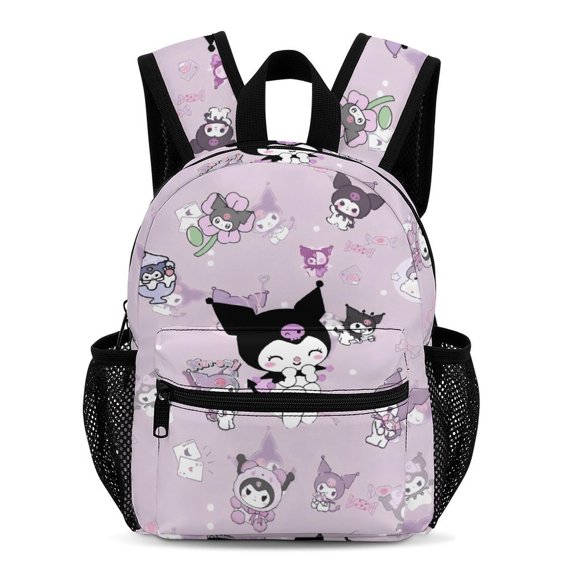 Kuromi Simple And Modern 13-Inch Backpack Travel Bag 33.5x25x13.5cm
