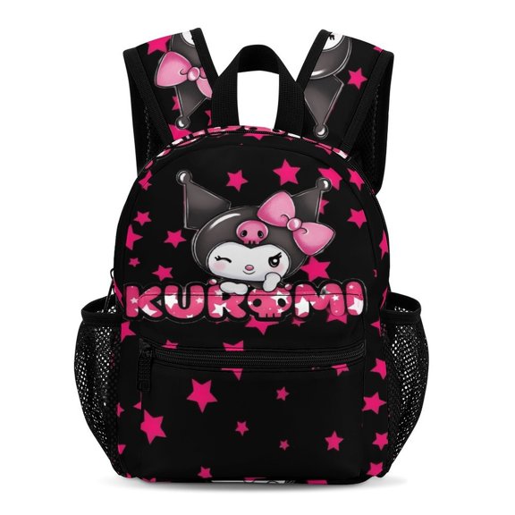 Kuromi Simple And Modern 13-Inch Backpack Travel Bag 33.5x25x13.5cm