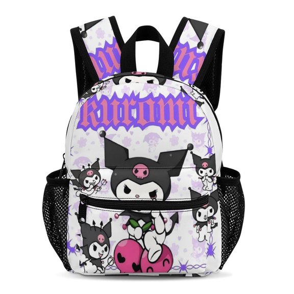 Kuromi Simple And Modern 13-Inch Backpack Travel Bag 33.5x25x13.5cm