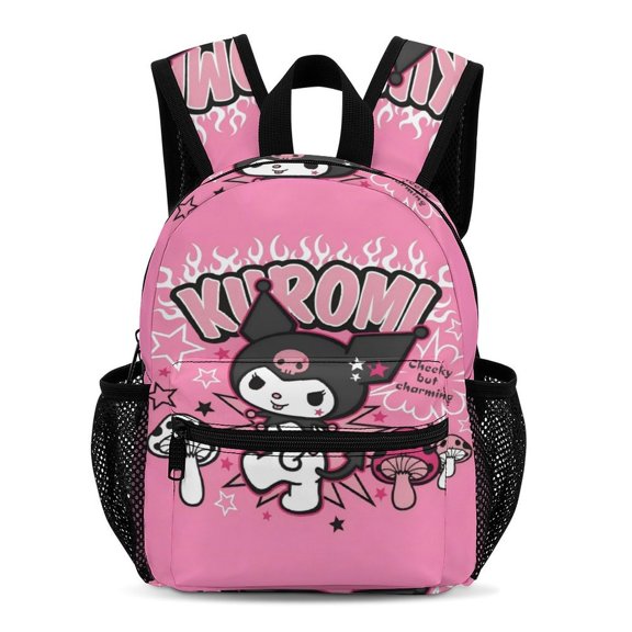 Kuromi Simple And Modern 13-Inch Backpack Travel Bag 33.5x25x13.5cm