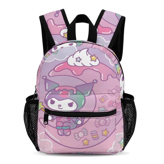 Kuromi Simple And Modern 13-Inch Backpack Travel Bag 33.5x25x13.5cm