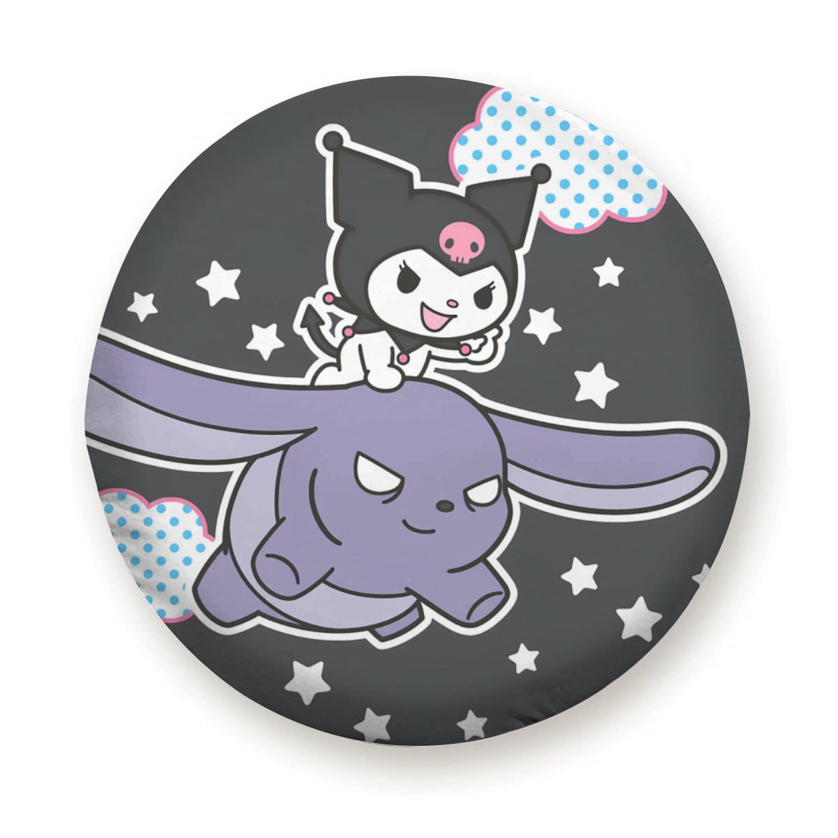 Kuromi Spare Tire Cover Wheel Protector for Decorating and