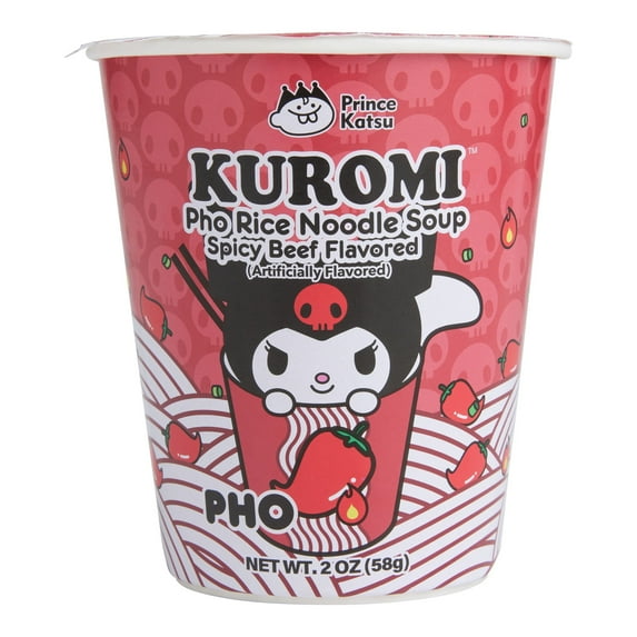Kuromi Spicy Beef Pho Noodle Soup Cup 2.29 oz. 2 each Pack of 4