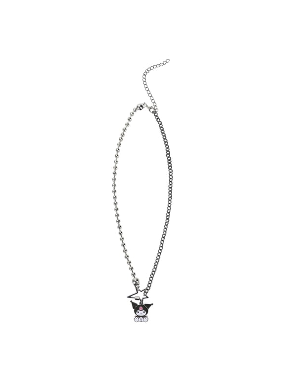 Kuromi Star Necklace With Two Chain Options