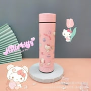 Kuromi Thermos Cup Cartoon Anime Sanrio Cinnamoroll Hello Kitty Pompompurin Cute Insulation Water Bottle Kettle Women Child Gift