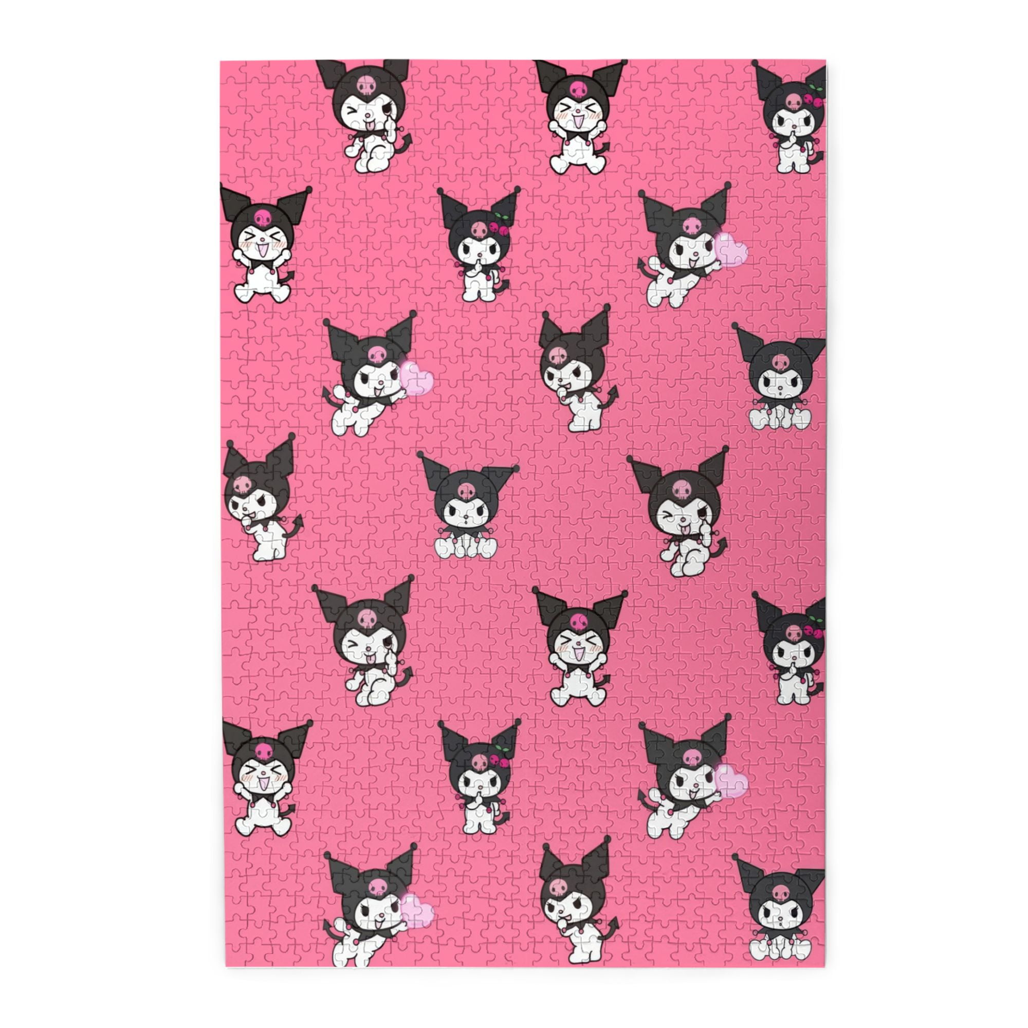 Kuromi Wooden Puzzle 1000 PCS in Plastic Box, DIY Jigsaw Puzzle