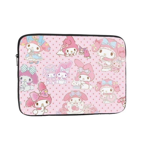 Kuromi and My Melody Laptop Case Sleeve, 12 inch Laptop Sleeve Bag Durable Shockproof Protective Computer Carrying Cover
