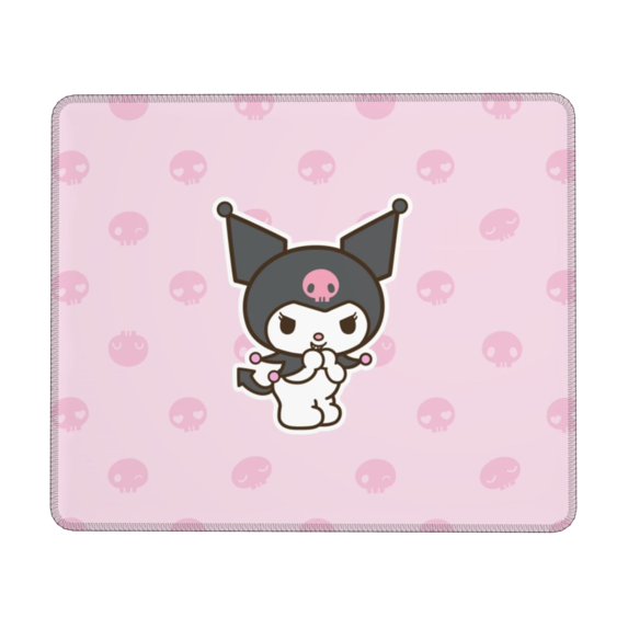 Kuromi and My Melody Mouse Pad, Computer Mouse Mat, Waterproof Non-Slip Rubber Base MousePads for Office Laptop 7.9 x 9.5 in