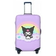 thumbnail image 1 of Kuromi and My Melody Travel Luggage Cover Suitcase Protector Anti Scratch Suitcase Cover Washable Baggage Covers, 1 of 7