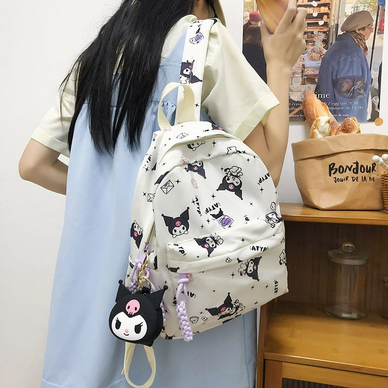Kuromi school bag large capacity cute backpack versatile cartoon