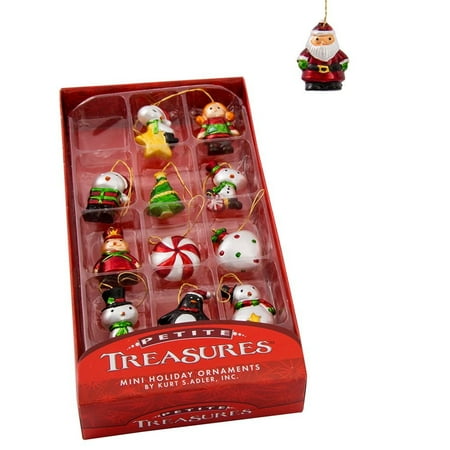 Christmas Mini Tree Ornaments - 12 ct