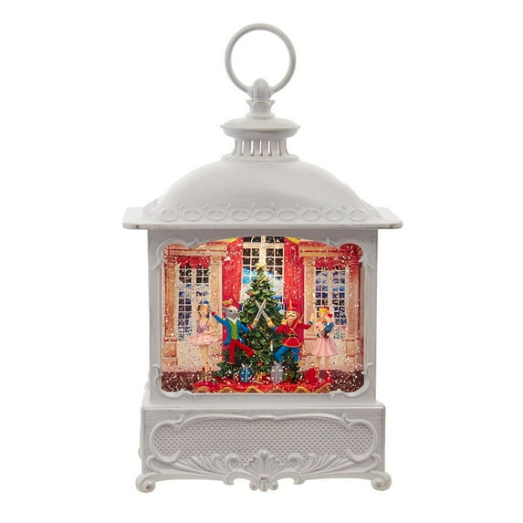 Kurt S. Adler JEL1072 10.25 in. Battery-Operated USB LED Lighted Nutcracker Suite Water Lantern