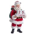 thumbnail image 1 of Kurt Adler 10.5-Inch Fabrich√© Countdown Santa, 1 of 4