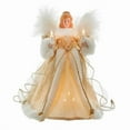 thumbnail image 1 of Kurt Adler 10-Inch 10-Light Natural Angel Tree Topper, 1 of 8