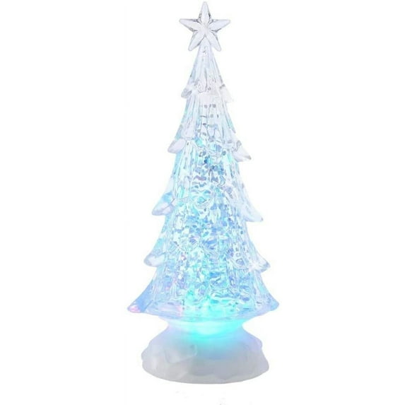 Kurt Adler 10-Inch Battery-Operated LED Lit Tree with Water Table Piece