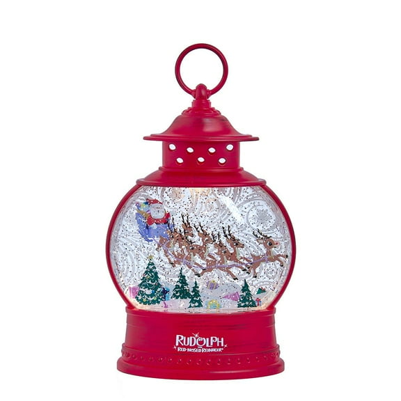 Rudolph the Red-Nosed Reindeer RU8251 10 in. Battery Operated LED Lighted Lantern
