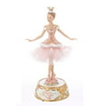 thumbnail image 1 of Kurt Adler 10-Inch Pink Musical Ballerina Figure – Rotating Music Box Decoration, 1 of 4
