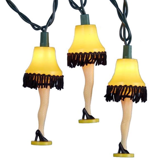 Kurt Adler 10/L A Christmas Story Leg Lamp Light Set