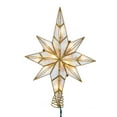 thumbnail image 1 of Kurt Adler 10-Light 11.4-Inch Capiz Bethlehem Star Treetop, 1 of 6