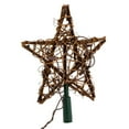 thumbnail image 1 of Kurt Adler 10 Light Indoor Rattan Natural Star Treetop, 1 of 4