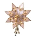 thumbnail image 1 of Kurt Adler 10-Light LED Capiz Clear Star Tree Topper, 1 of 9