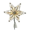 thumbnail image 1 of Kurt Adler 10-Light LED Star with Twisted Scroll Accents Tree Topper, 1 of 7