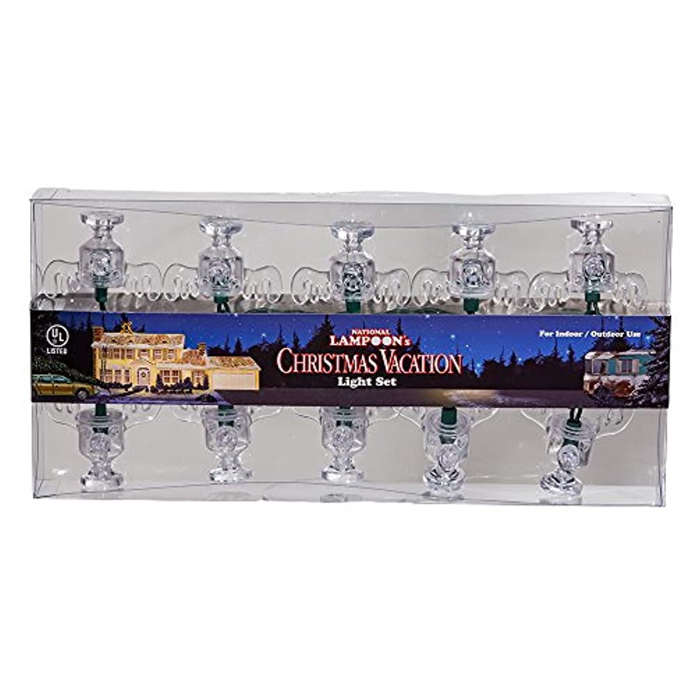 Kurt Adler 10-Light National Lampoon’s Christmas Vacation Wally World Moose Mug Light Set