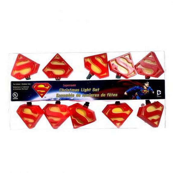 Kurt Adler 10-Light Superman Light Set