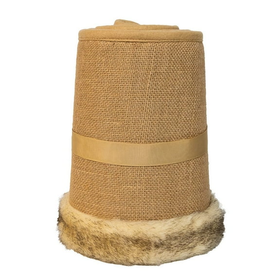 Kurt Adler 10 by 24-Inch Burlap Tree Collar