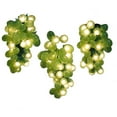 thumbnail image 1 of Kurt Adler 100-Light Micro Bulb 5-Cluster Green Grape Light Set, 1 of 2