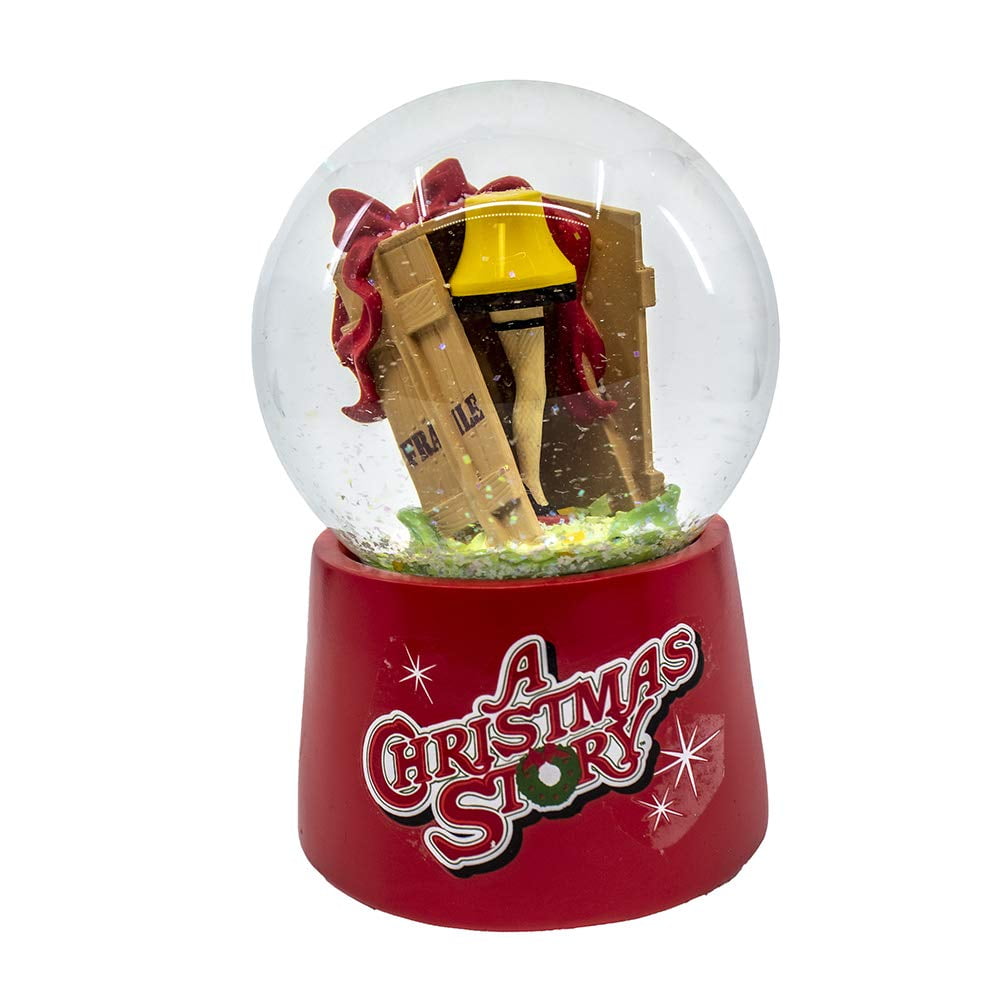 Red Musical Leg Lamp Christmas Story Water Globe
