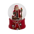 thumbnail image 1 of Kurt Adler 100MM Wind Up Musical Santa With Gift Bag Tree Water Globe, 1 of 4