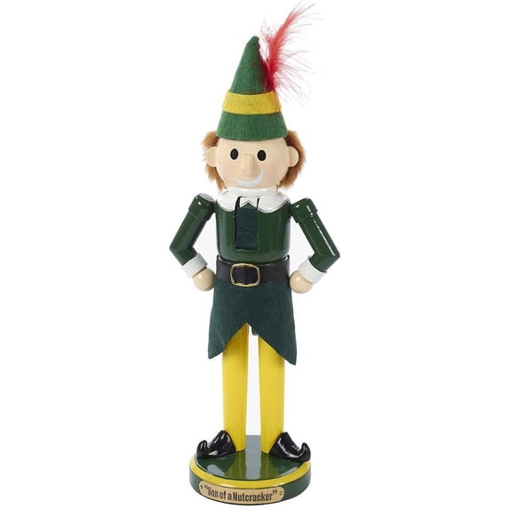 Kurt Adler 11-Inch Wooden Buddy the Elf Nutcracker