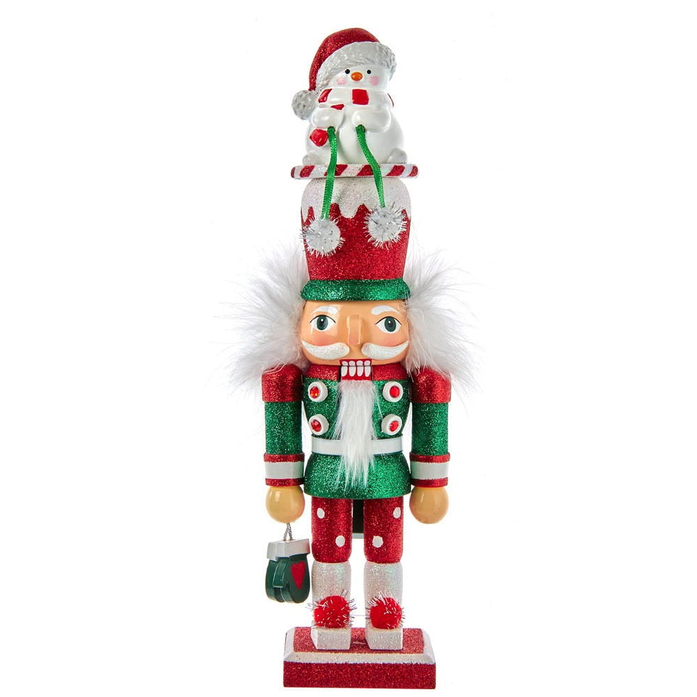 Kurt Adler Hollywood Nutcrackers Snowman Hat Nutcracker