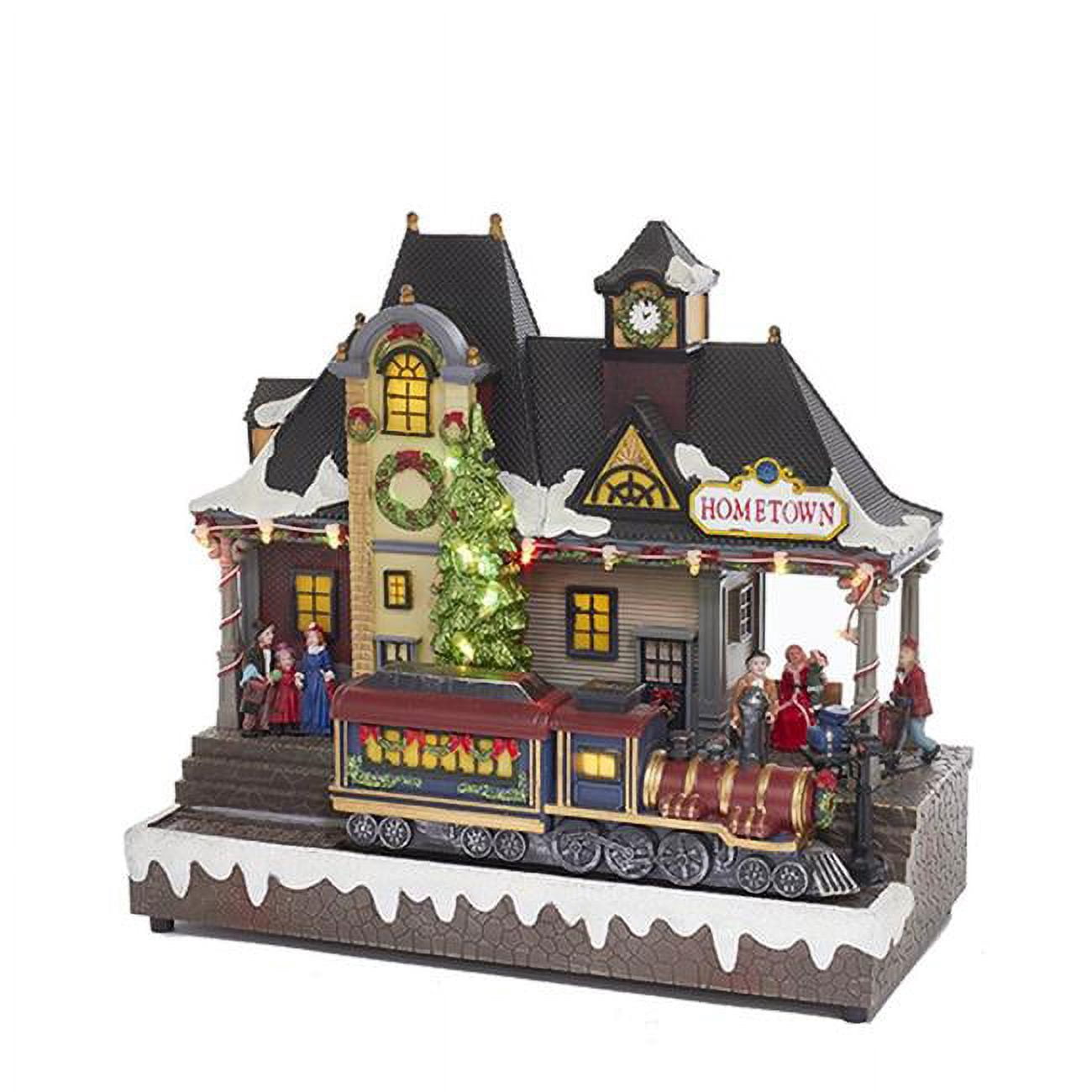 Kurt Adler 12-Inch Battery-Operated Musical LED Village